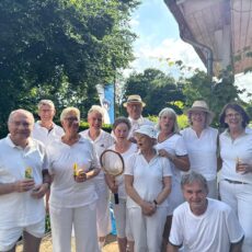 Weißes Tennisvergnügen beim Clubabend – „Ganz in Weiß“ begeistert Mitglieder