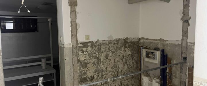 Baumaßnahme gestartet – erste Eindrücke